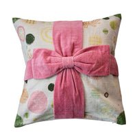 Velvet Bow Pillow