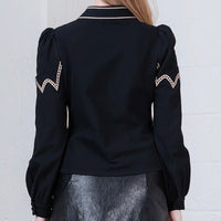 Rose Embroidered Shirt