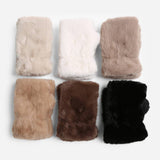 Faux Fur Fingerless Gloves