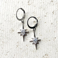 Star burst earrings