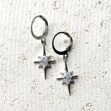 Star burst earrings