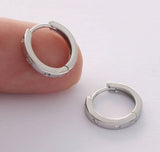 Huggie hoop earrings