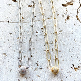 Magnetic paperclip chain  boutique jewelry salon necklace