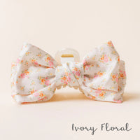 Satin Bow Clip