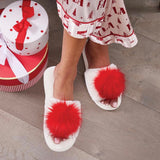 Pom Pom Slippers (ivory)