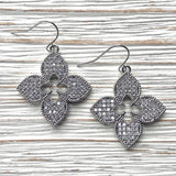 Quatrefoil clover designer style jewelry boutique trendy 