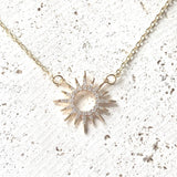 Sun celestial necklace
