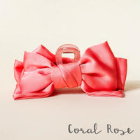 Satin Bow Clip