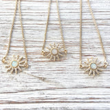 Opal sun slider bracelet