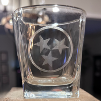 Engraved Rocks Glass