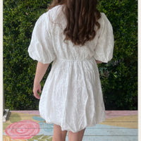 Embroidered Bubble Dress