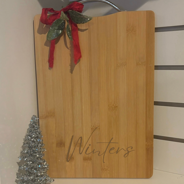 Engraved Bamboo Board