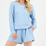 Mary Square Carly Set 2pc (blue)