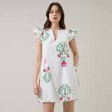 Evalyn Ruffle Mini Dress