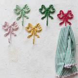 Cast Iron Bow Shaped Wall Hook, 5 Colors