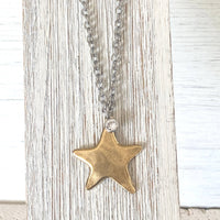 Star necklace celestial jewelry non tarnishing 