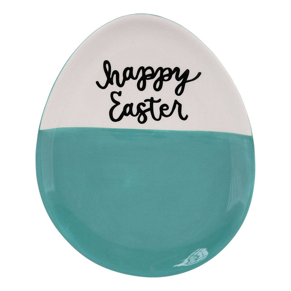 Blue Easter Egg Plate
