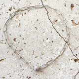 Magnetic paperclip chain  boutique jewelry salon necklace