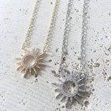 Sun celestial necklace