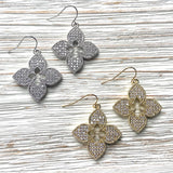 Quatrefoil clover designer style jewelry boutique trendy 