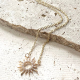 Sun celestial necklace