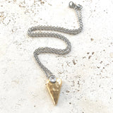 Hammered heart necklace