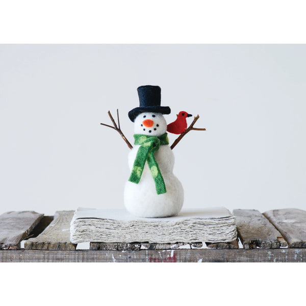 Felt Snowman