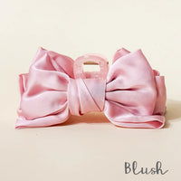 Satin Bow Clip