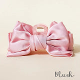 Satin Bow Clip