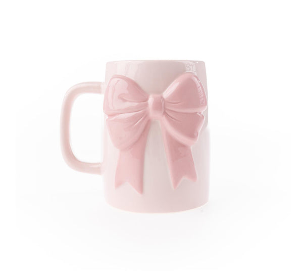 Pink Bow mug Mary Square