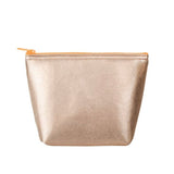 sm metallic gold cosmetic pouch