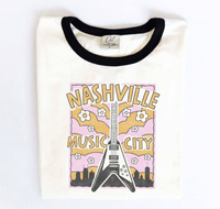 NASHVILLE Ringer T-Shirt