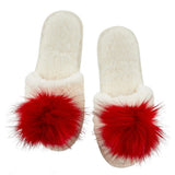 Pom Pom Slippers (ivory)