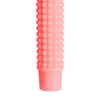 Pink Hobnail Taper Candles