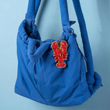Lobster Beaded Bag Charm