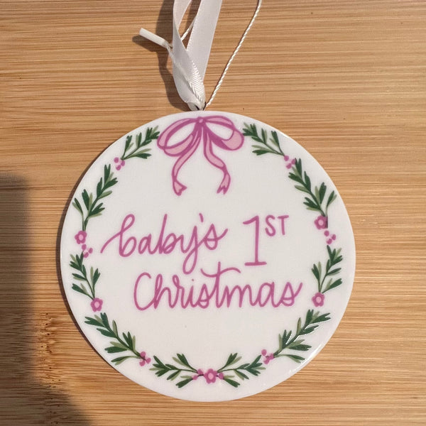 Baby’s First Christmas - Pink