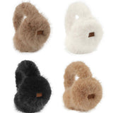 Solid Color Long Fur Winter Earmuff