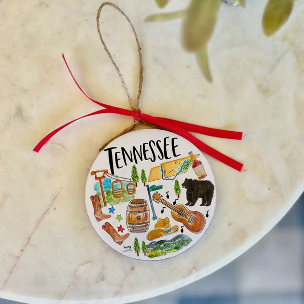 State of TN Ornament
