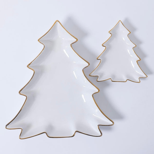 Ceramic Tree Plate Set