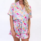 Peep This - Satin Pajamas