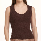 Sleeveless Sweater Knit