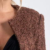 Brown Structured Jacket