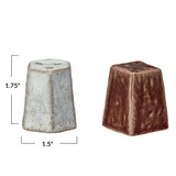 Stoneware Salt & Pepper Set