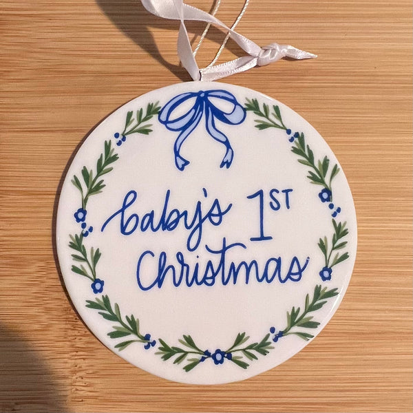 Baby’s First Christmas - Blue