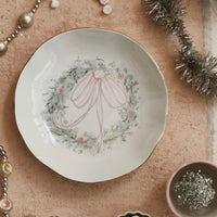 Stoneware Bowl w/Wreath