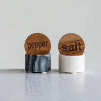 Marble Salt & Pepper Cellars