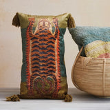 Velvet Tiger Pillow
