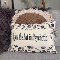 Psychotic Velvet Pillow