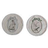 Round Cotton & Velvet Pillow