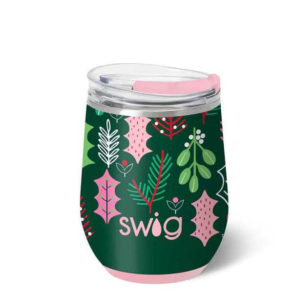 SWIG - Merry Mistletoe 12oz Stemless